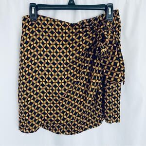 Minkpink Mini Side Wrap Tie Skirt Size Medium